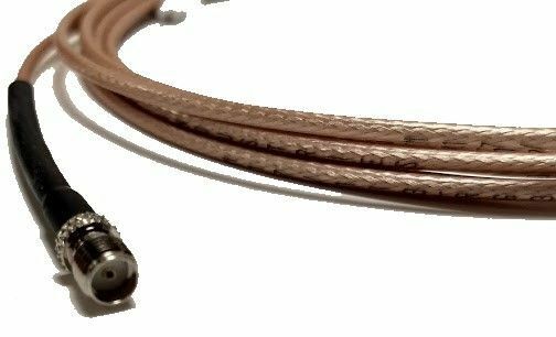 Coax Cable Assembly RG-316 3 ft with SMA Male to UHF Female (SO-239) Connectors
