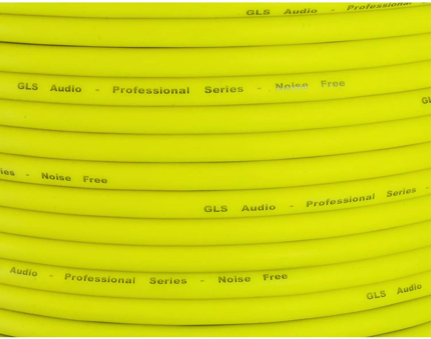 Microphone Cable, GLS Audio Professional Grade Bulk Balanced XLR, Yellow