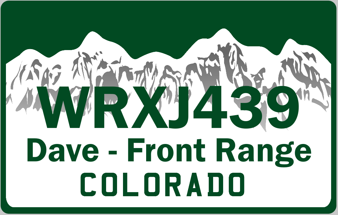 Customized State Name Badge, Colorado