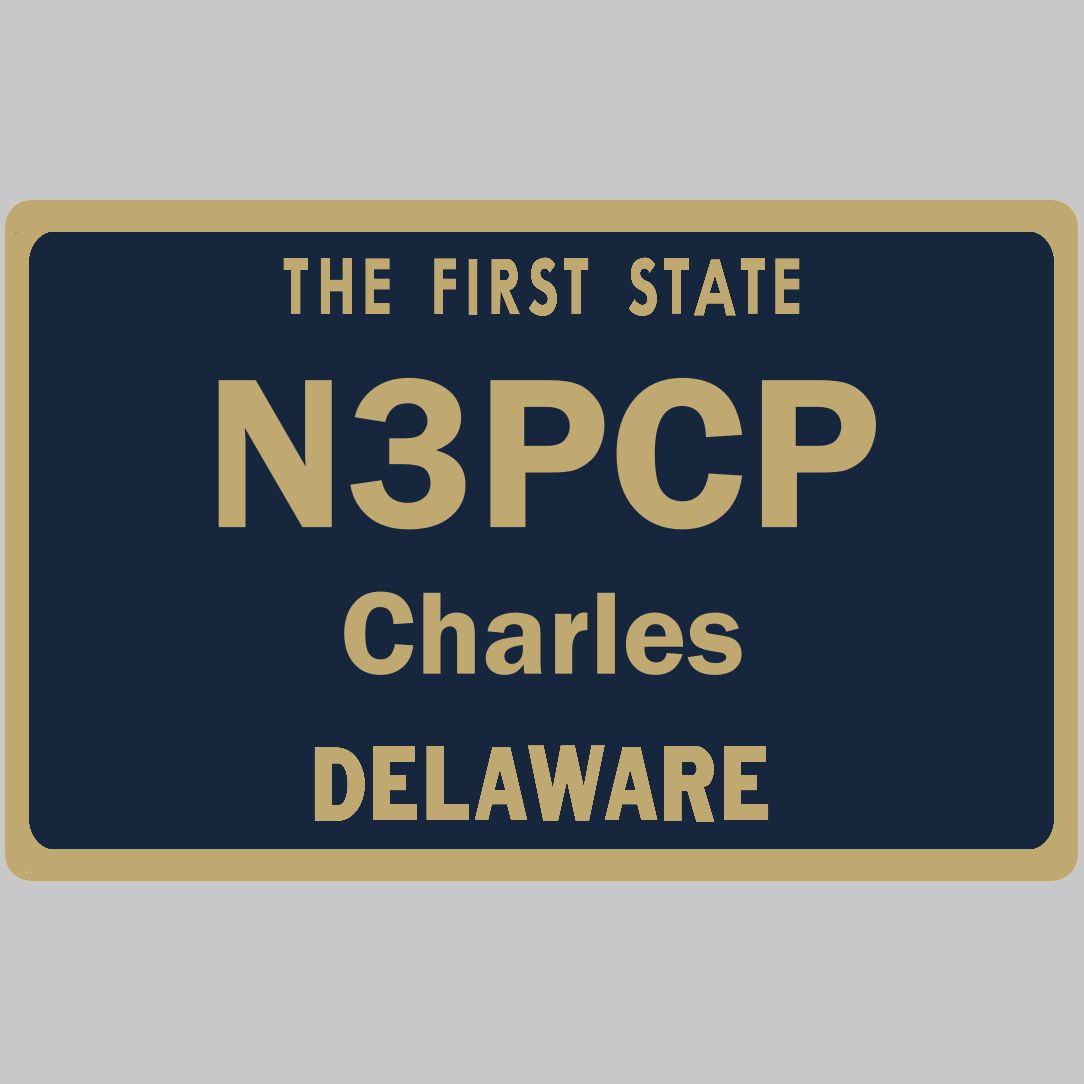 Customized State Name Badge, Delaware