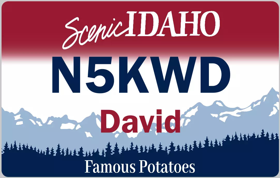 Customized State Name Badge, Idaho