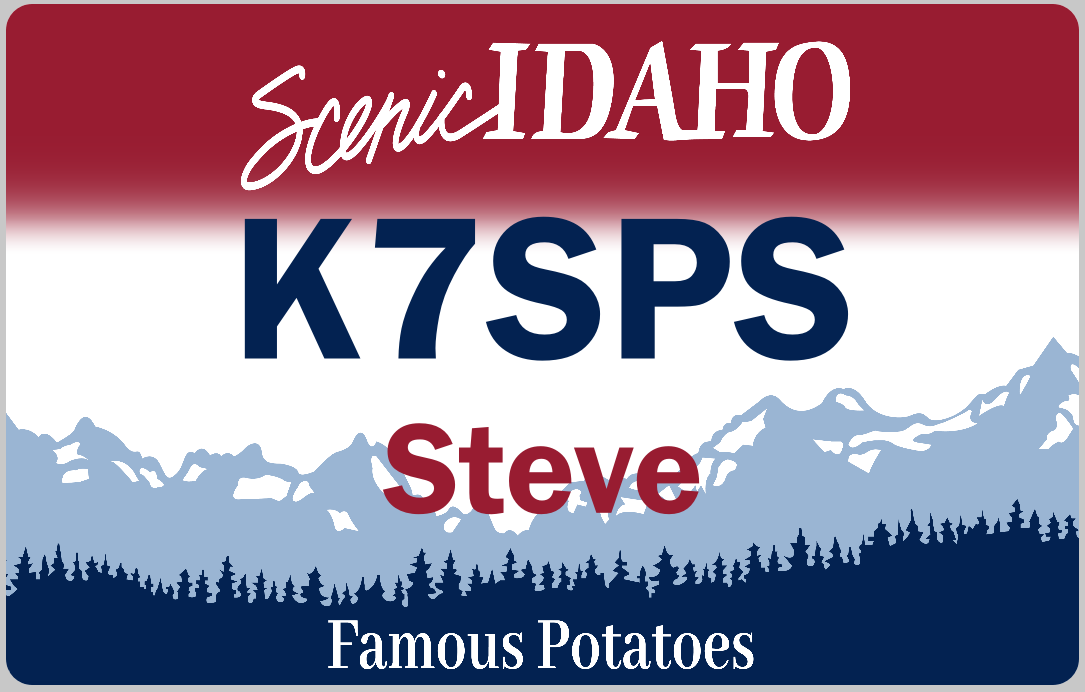 Customized State Name Badge, Idaho