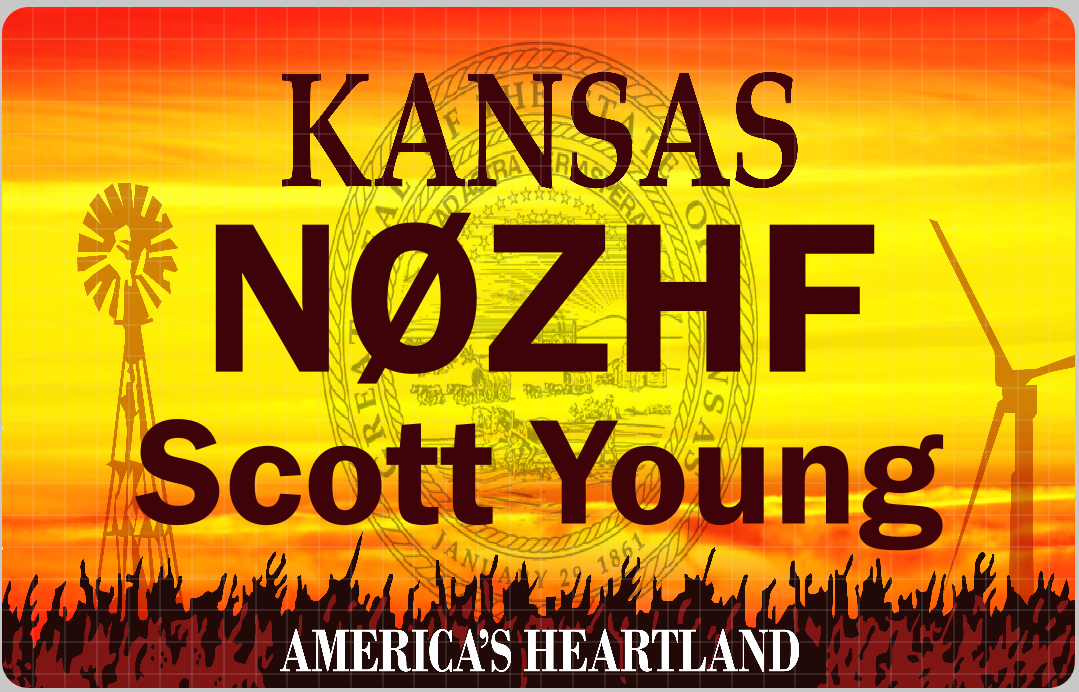 Customized State Name Badge, Kansas