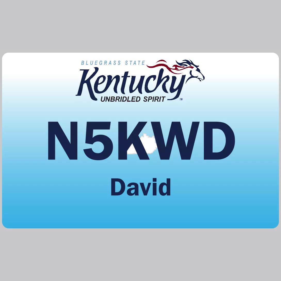 Customized State Name Badge, Kentucky