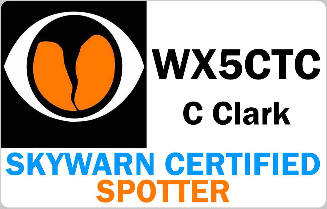 Customized Name Badge, Skywarn Certified Spotter