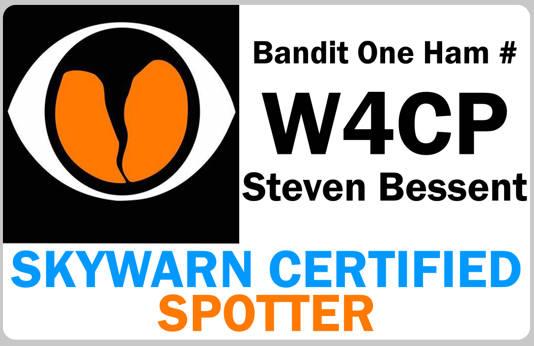 Customized Name Badge, Skywarn Certified Spotter