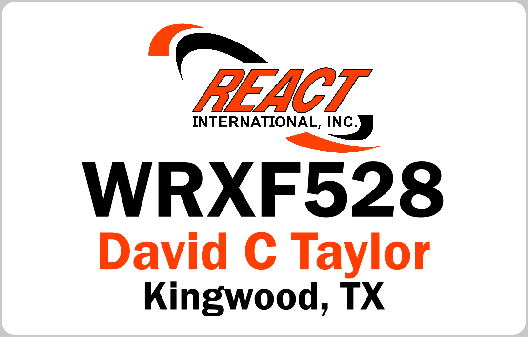 Customized Name Badge, REACT International