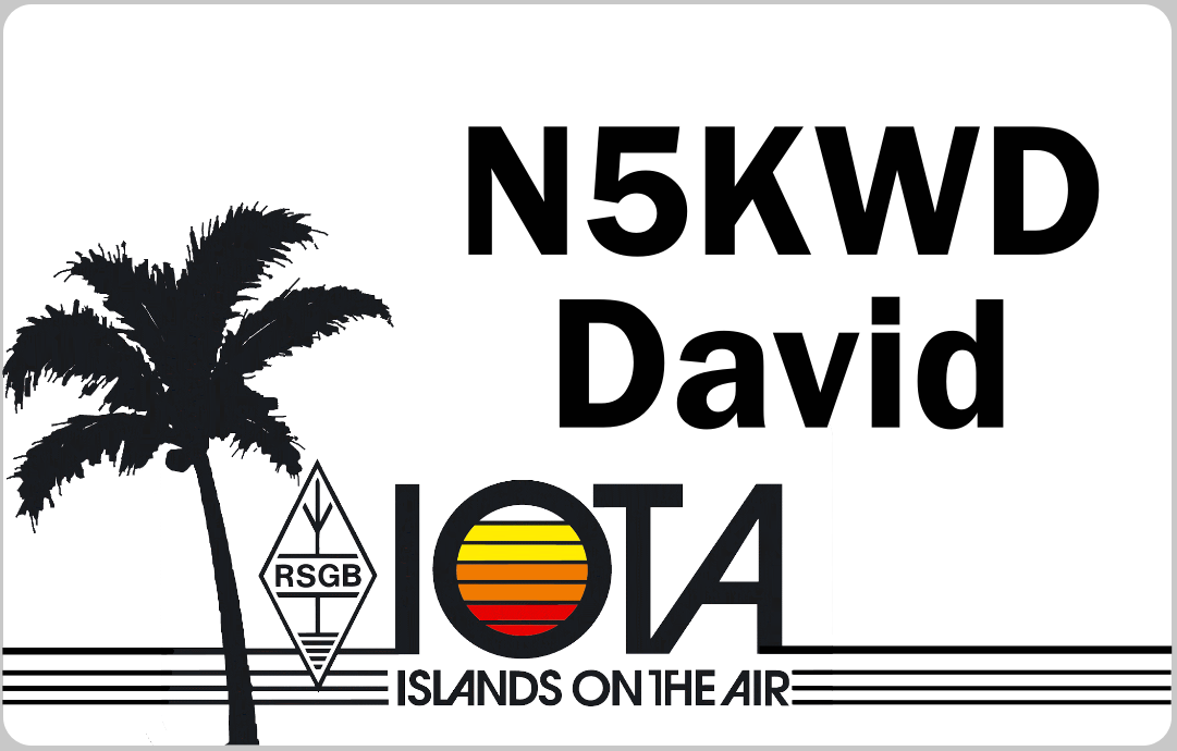 Customized Name Badge, Islands on the Air