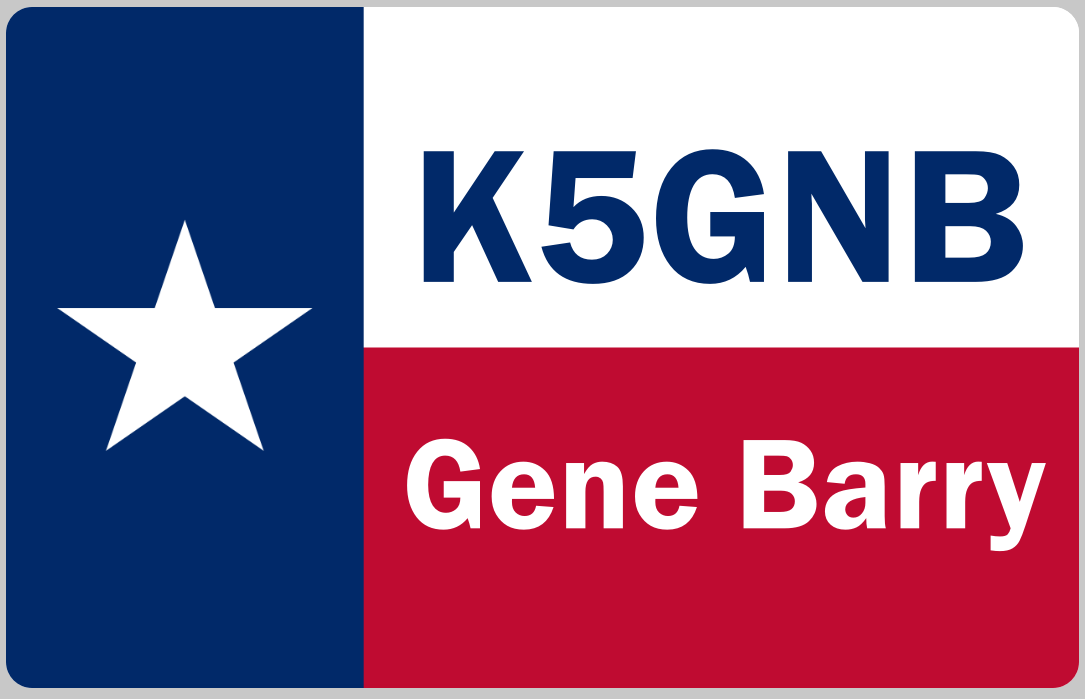 Customized Name Badge, Texas Flag