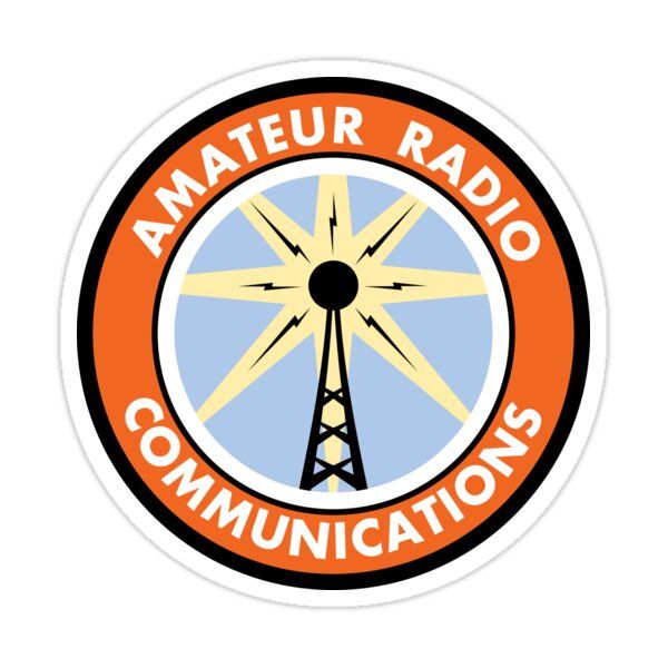 Amateur Radio Communications 3" Round Sticker