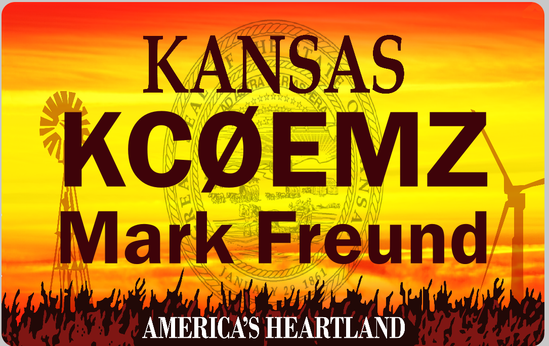 Customized State Name Badge, Kansas