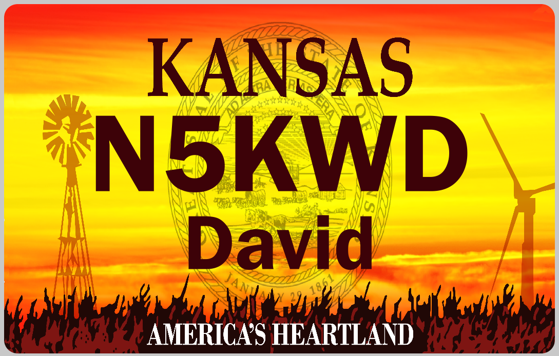 Customized State Name Badge, Kansas