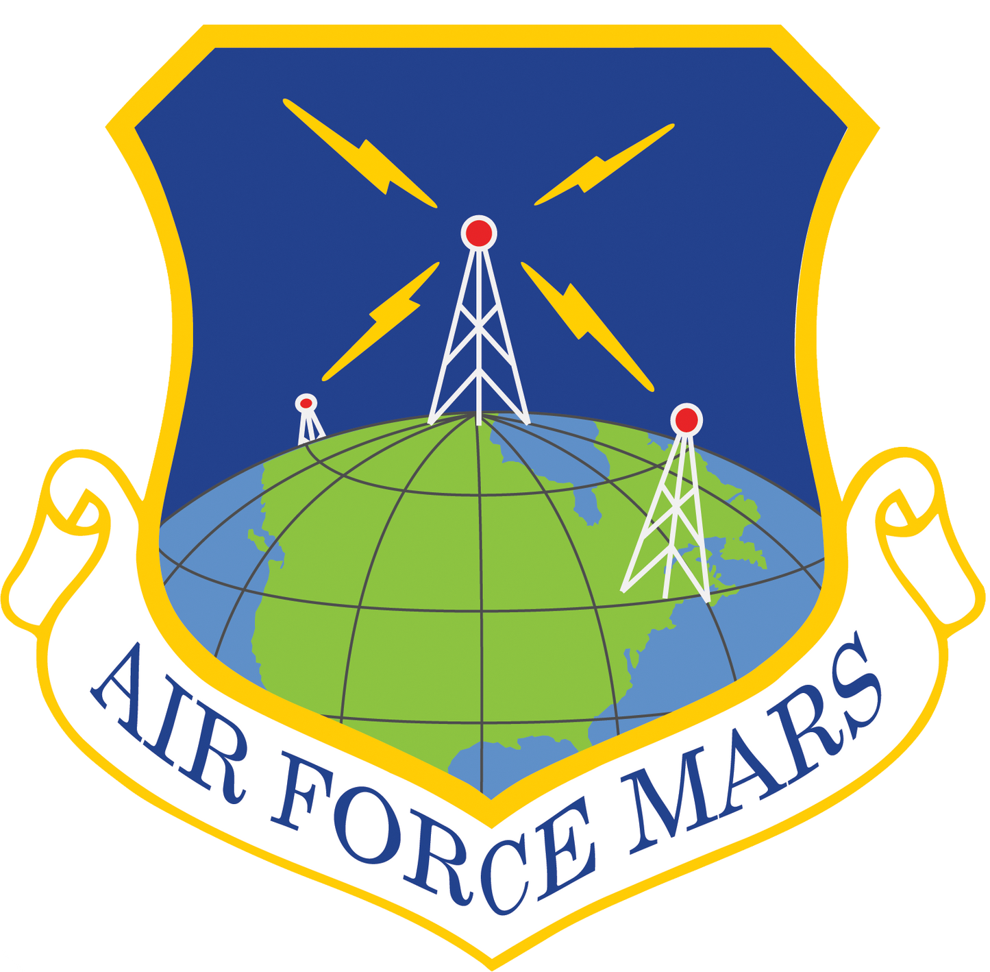 Air Force Military Auxiliary Radio Service 3" Sticker