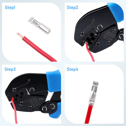 Powerpole Crimper, Crimp Tool for 15, 30, and 45 Amp Anderson Connectors